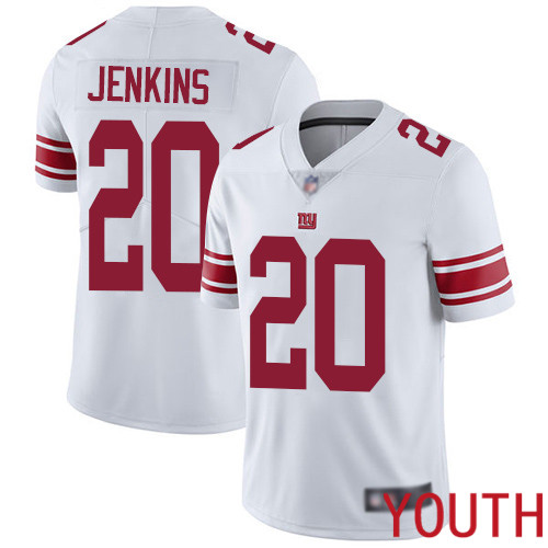 Youth New York Giants 20 Janoris Jenkins White Vapor Untouchable Limited Player Football NFL Jersey